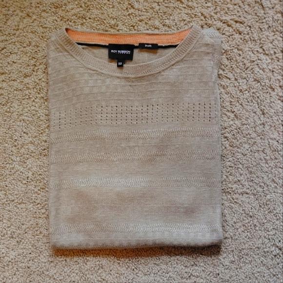 Roy Robson Linen T-shirt - Picture 1 of 5